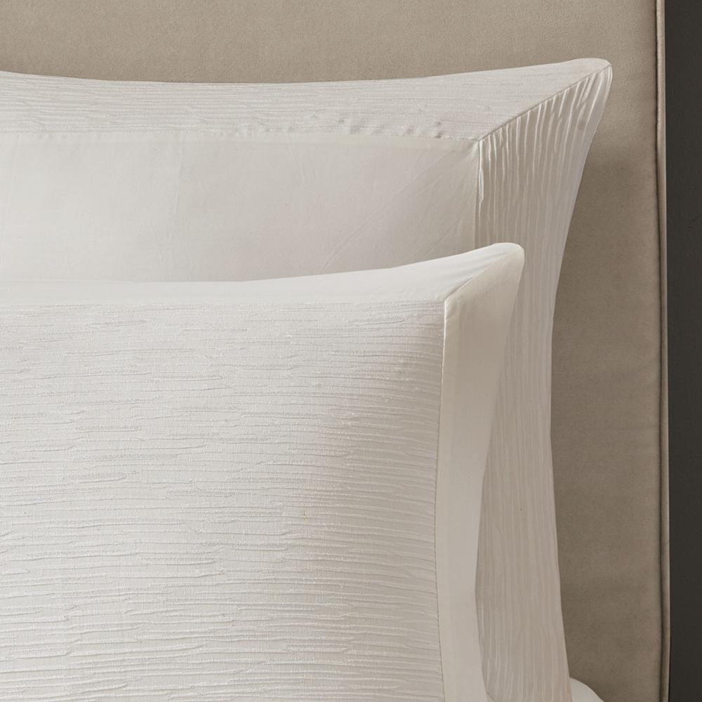 Cotton Blend Yarn Dyed 3 Piece Duvet Cover Set. Picture 5