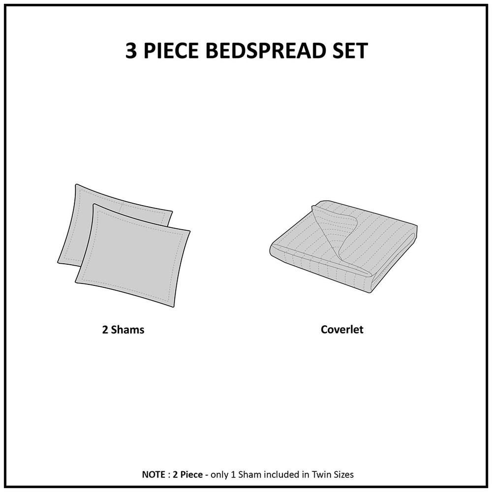 Grey Velvet Quilted Coverlet Set, Belen Kox. Picture 7