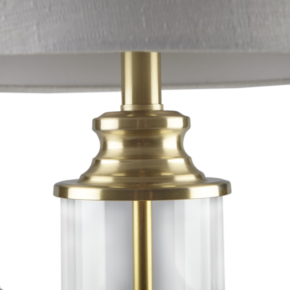 Glass Cylinder Table Lamp Set of 2. Picture 1