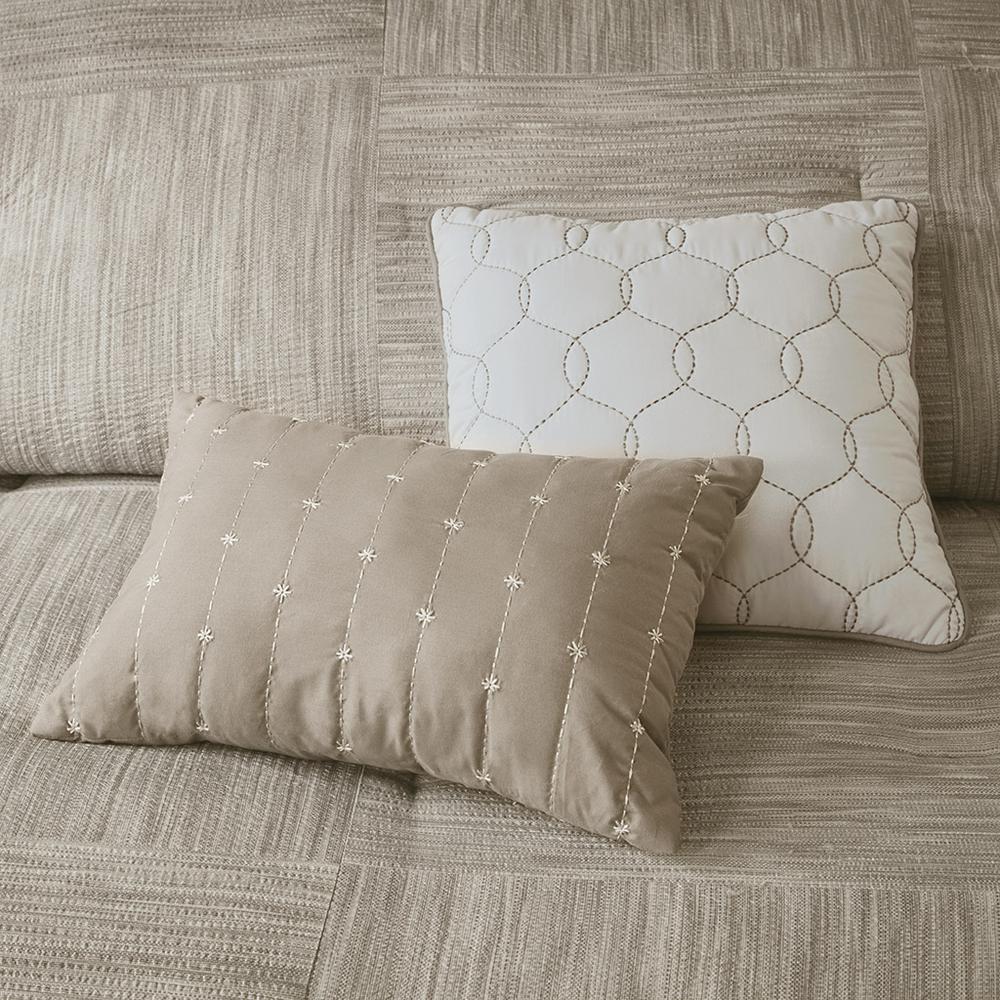7 Piece Printed Seersucker Comforter Set. Picture 2