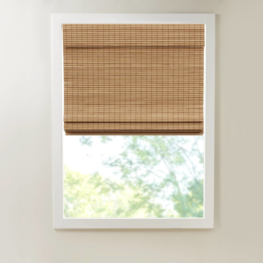 Eastfield Bamboo Light Filtering Roman Shade 64"L. Picture 5