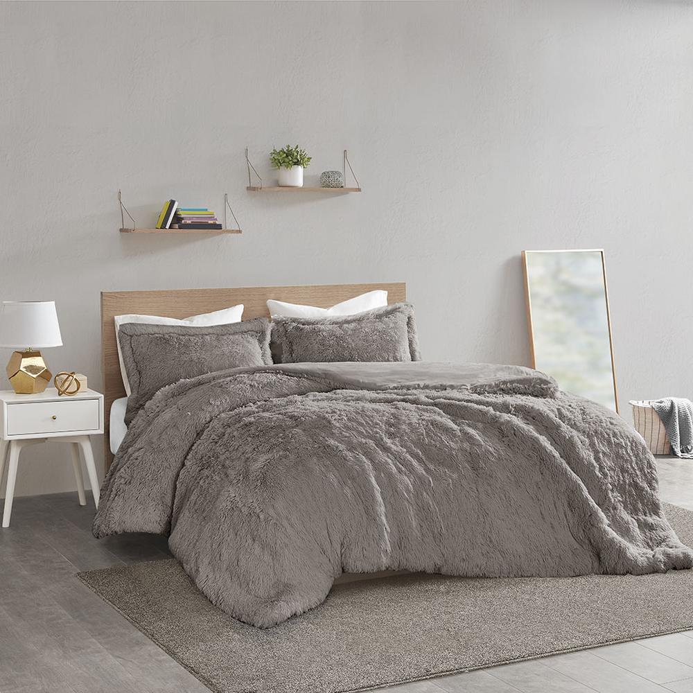 Shaggy Fur Duvet Cover Set. Picture 4