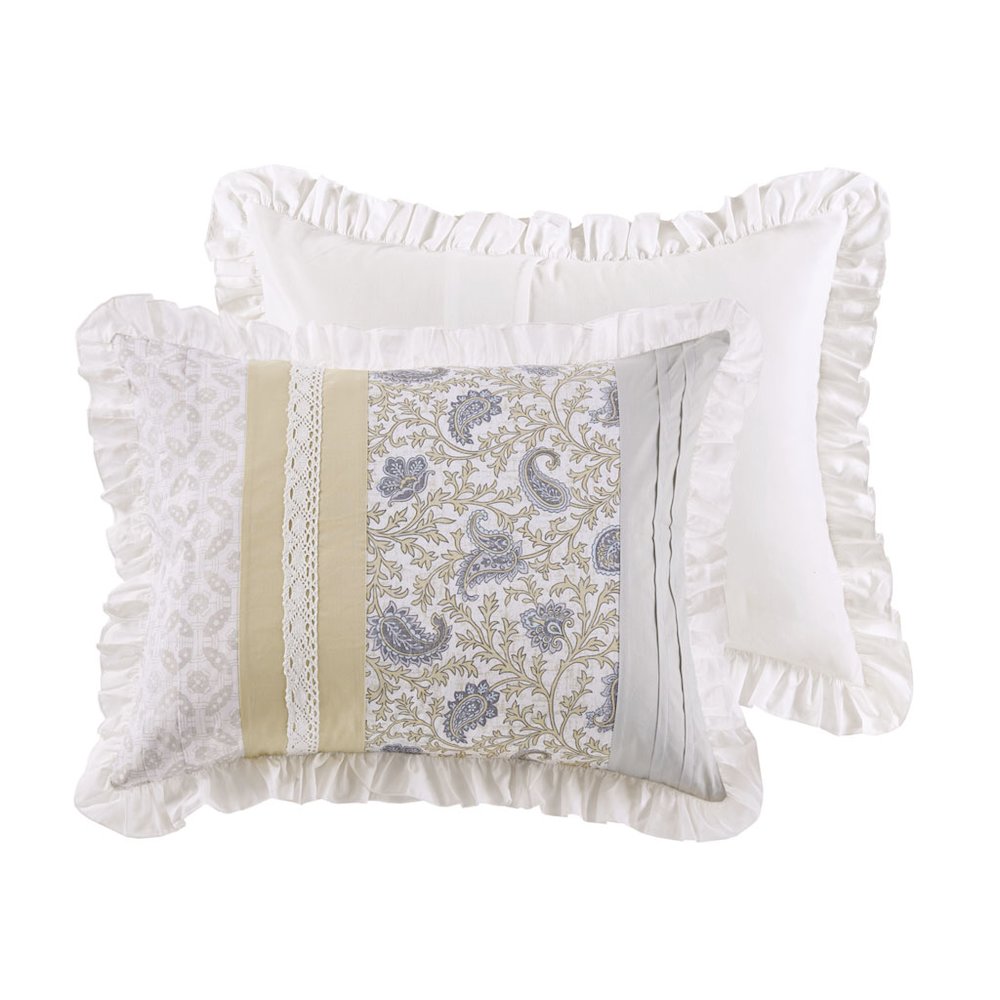 9 Piece Cotton Percale Comforter Set. Picture 3