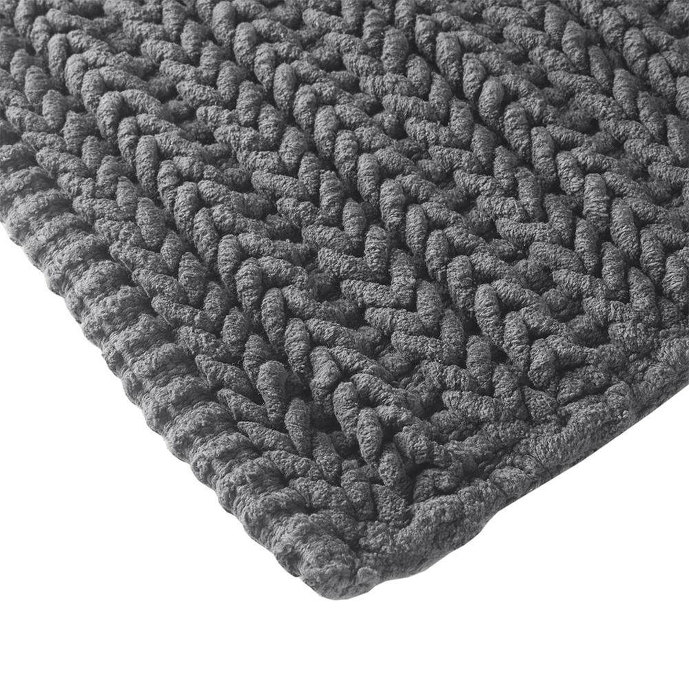 Chenille Chain Stitch Bath Rug, Belen Kox. Picture 3