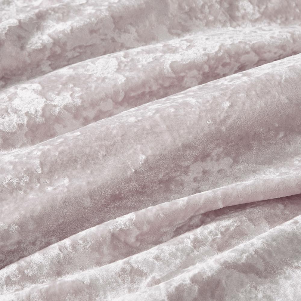 Crushed Velvet Sherpa Reversible Comforter Set. Picture 2