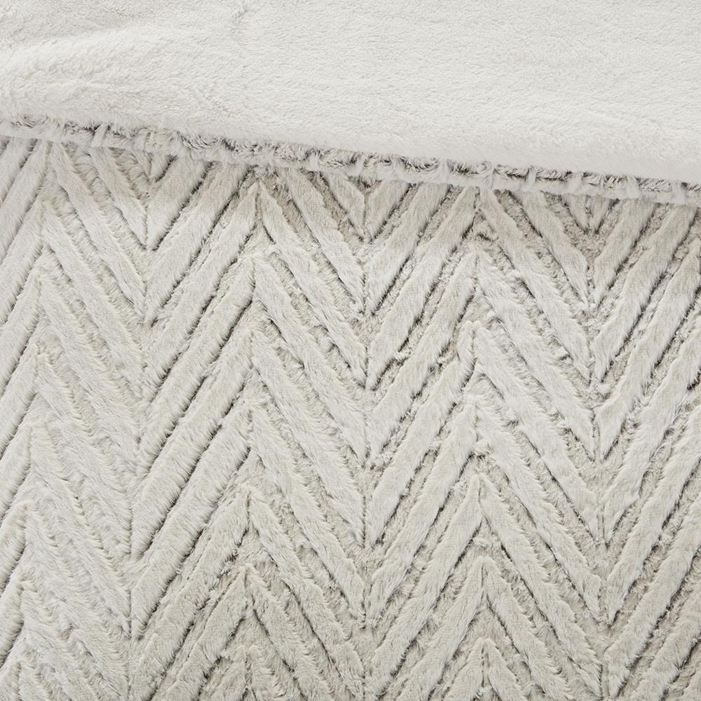 Cozy Fur Comforter Set - Ivory, Belen Kox. Picture 2