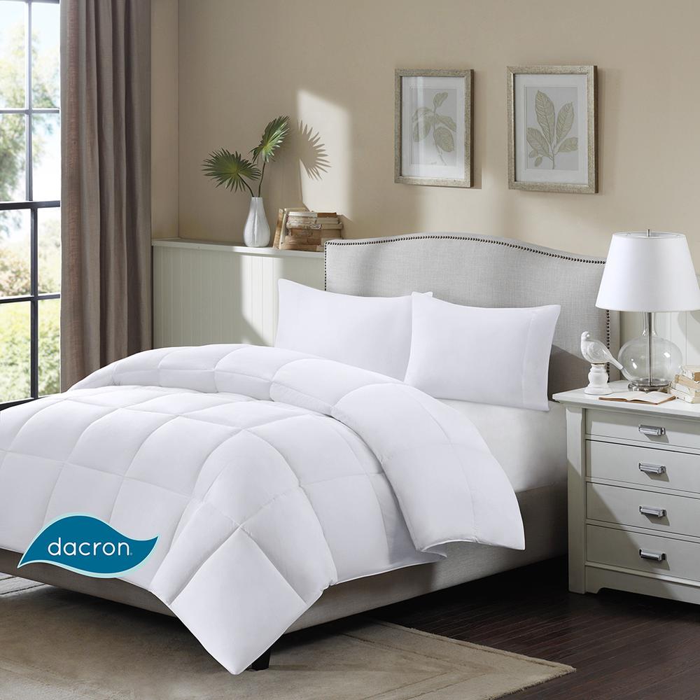 Cotton Twill Stain Release Down Blend Comforter. Picture 3