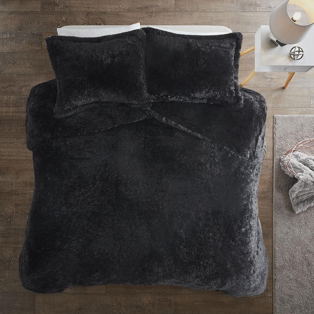 Shaggy Fur Duvet Cover Set. Picture 1