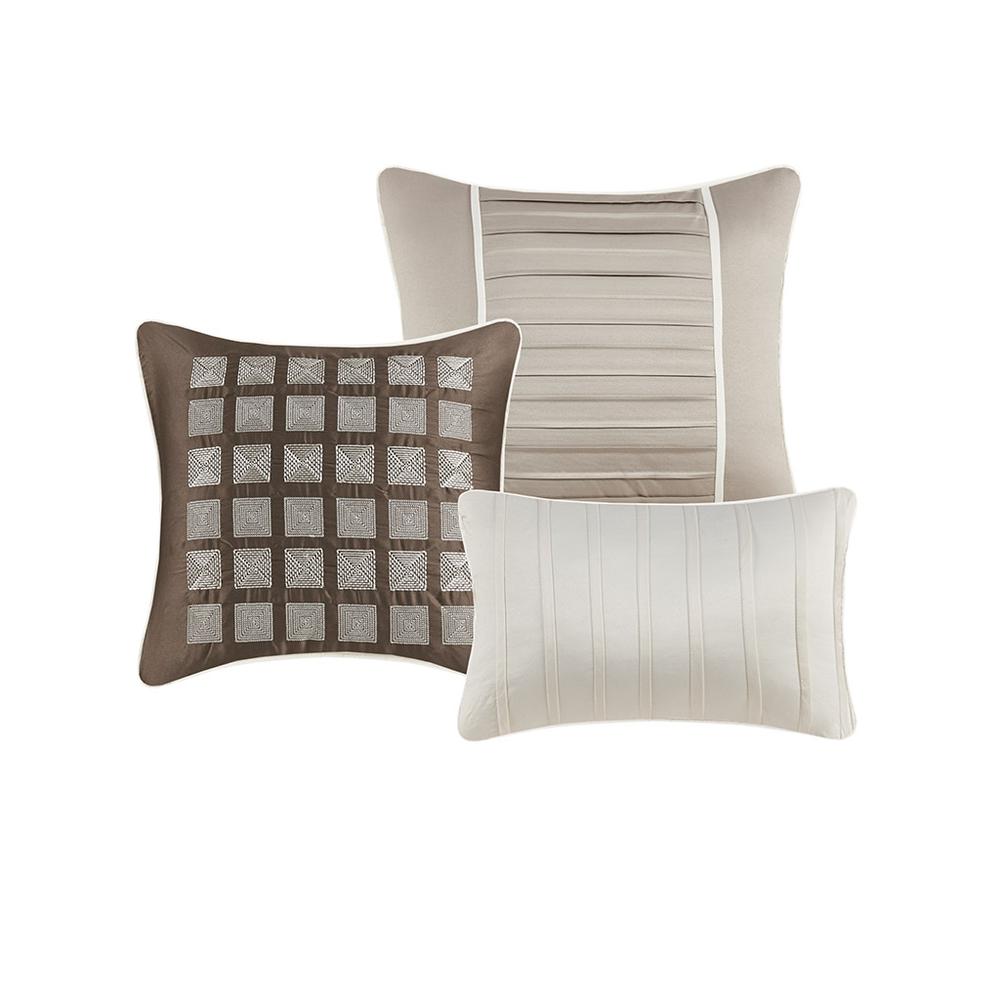 7 Piece Polyester Charmeuse Comforter Set. Picture 5