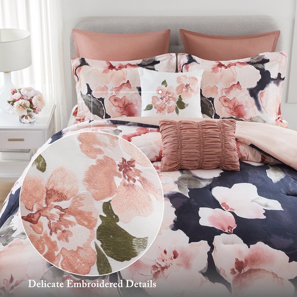 Shanti 7pcs Printed Comforter set. Picture 2