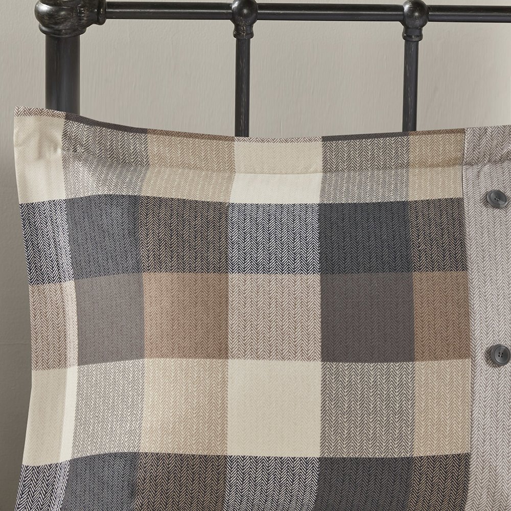 7 Piece Herringbone Comforter Set. Picture 2