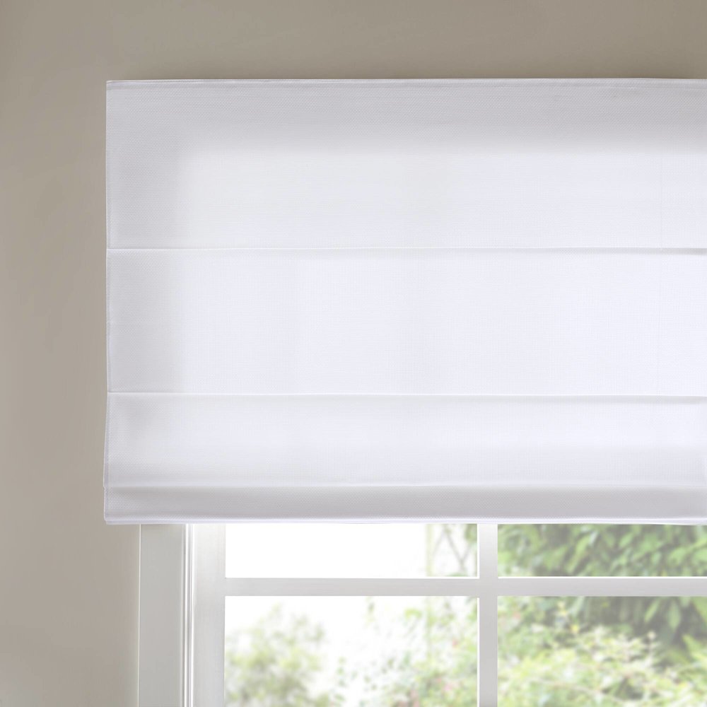 Galen Matte Cordless Roman Blind  Galen Matte fabric, Matte white color. Picture 2