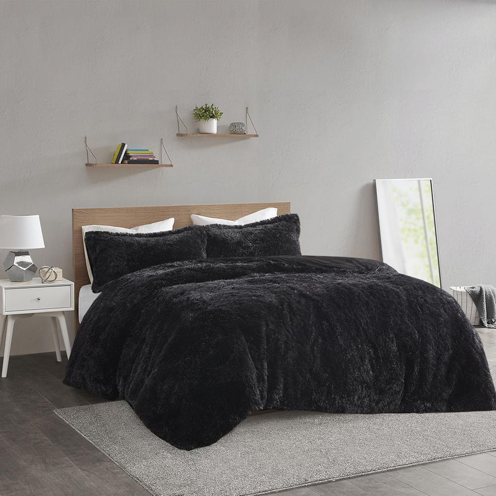 Shaggy Fur Duvet Cover Set. Picture 4