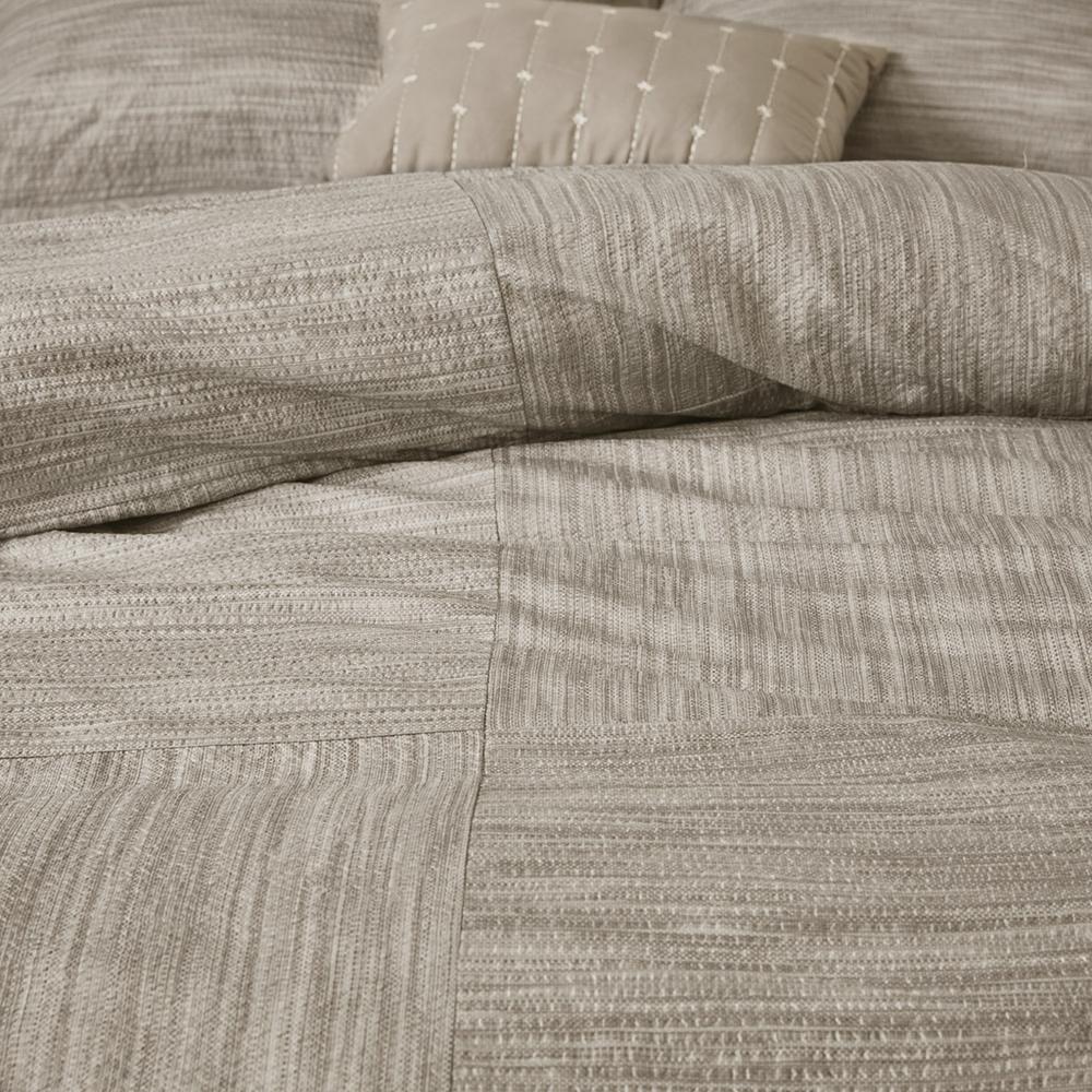 7 Piece Printed Seersucker Comforter Set. Picture 3