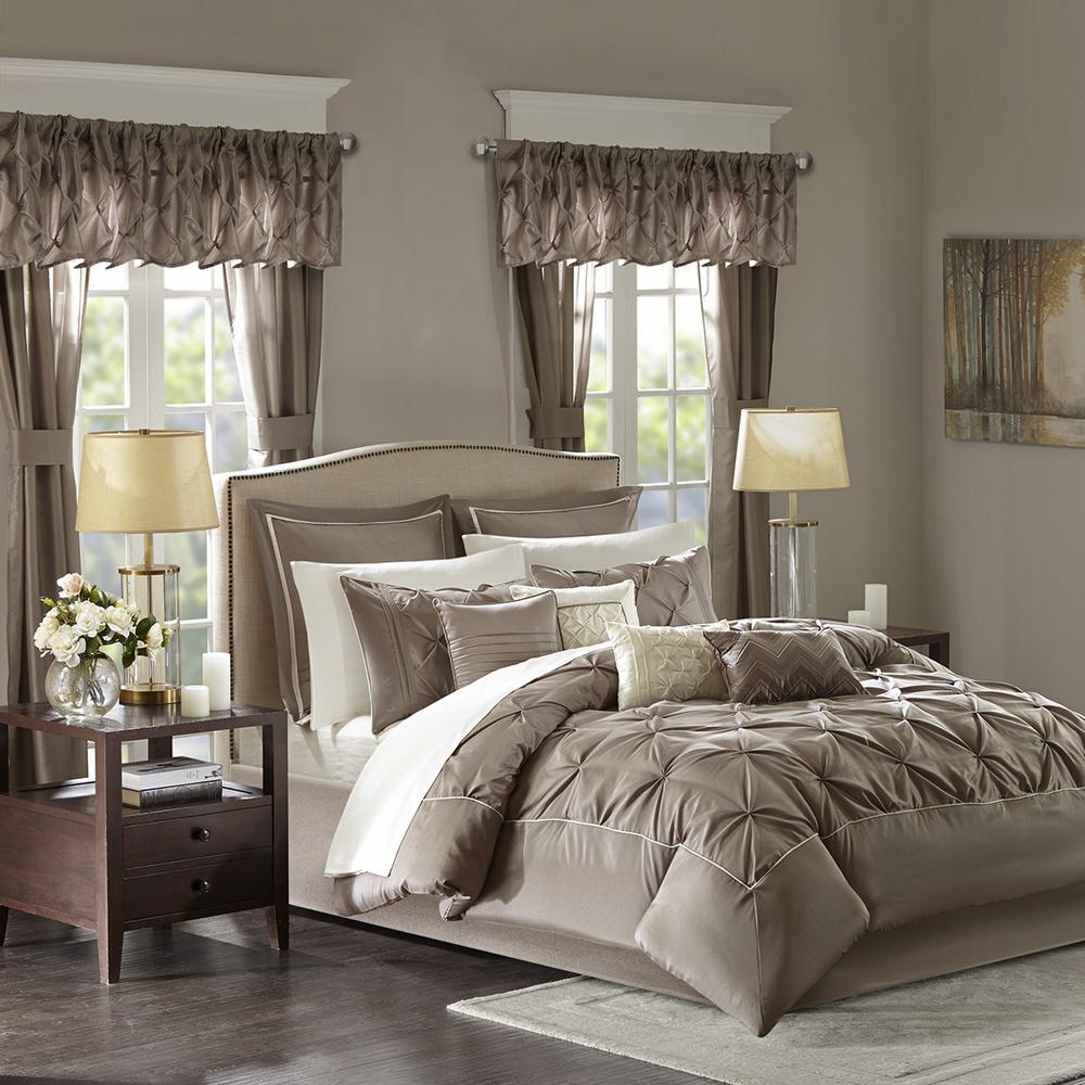 Joella 24 Piece Room in a Bag, Taupe color. Picture 4