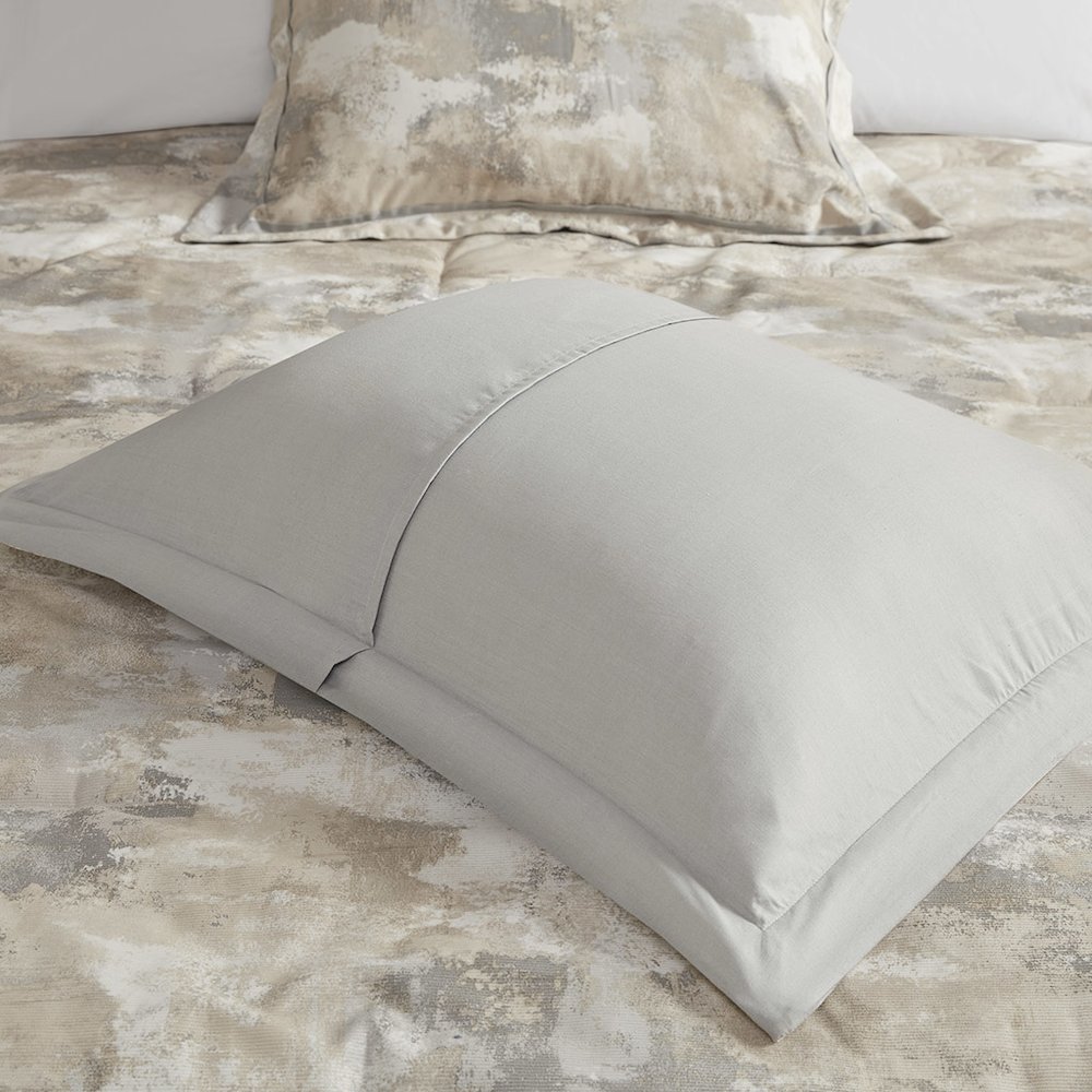 7 Piece Textured Cotton Blend Comforter Set. Picture 5