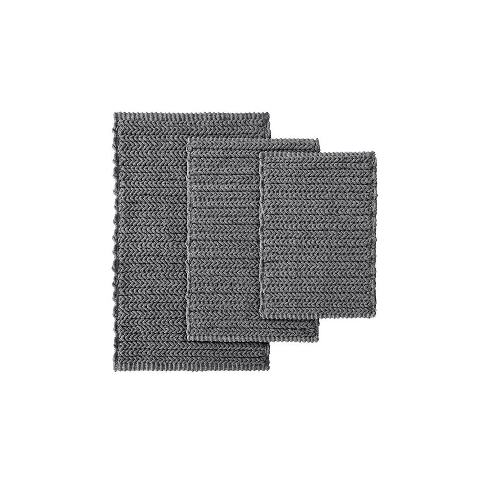 Chenille Chain Stitch Bath Rug, Belen Kox. Picture 1