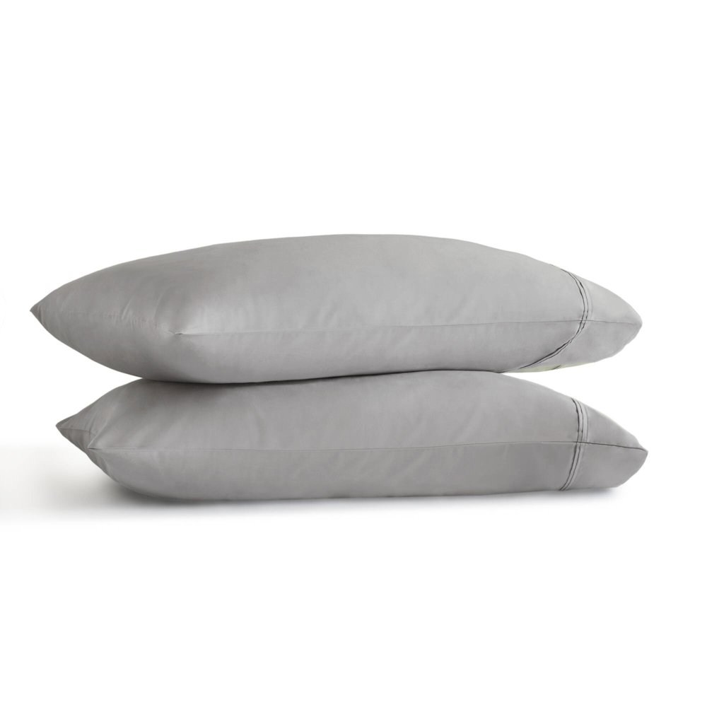 Sateen Sheet Set, Gray color. Picture 1