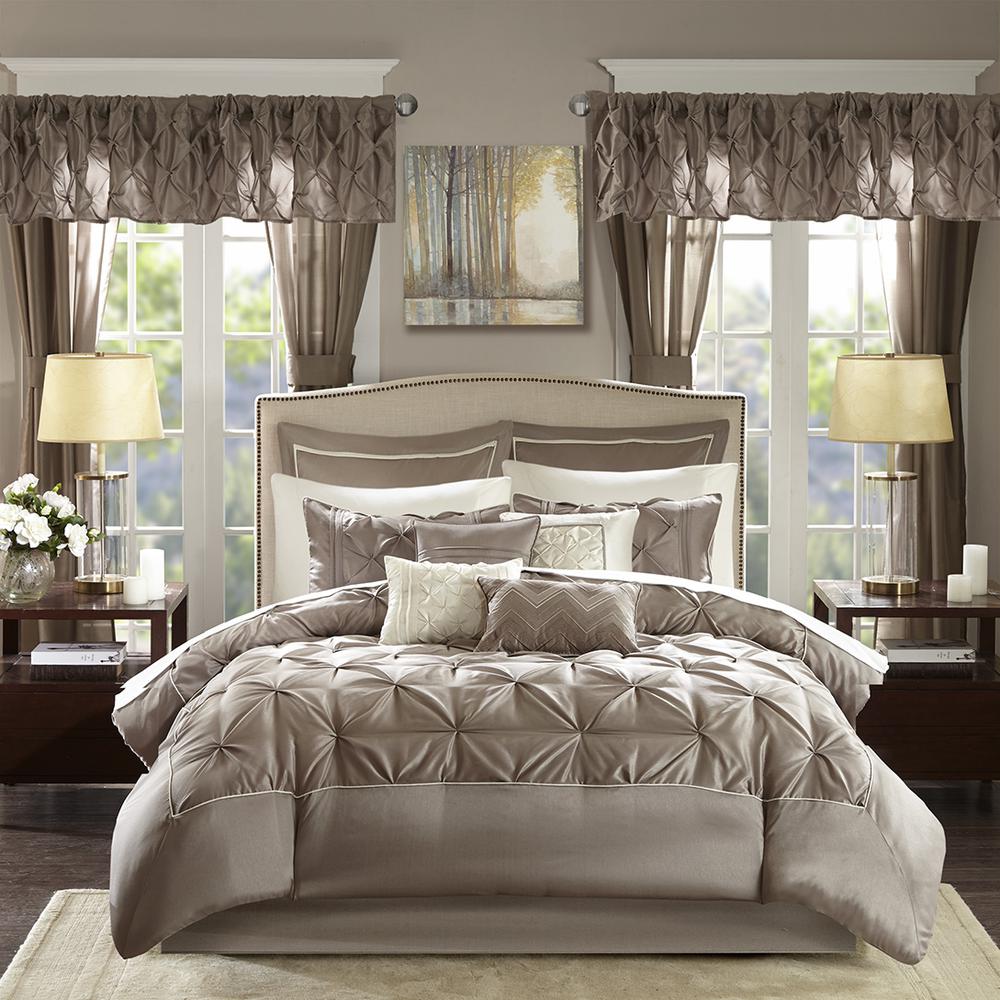 Joella 24 Piece Room in a Bag, Taupe color. Picture 3