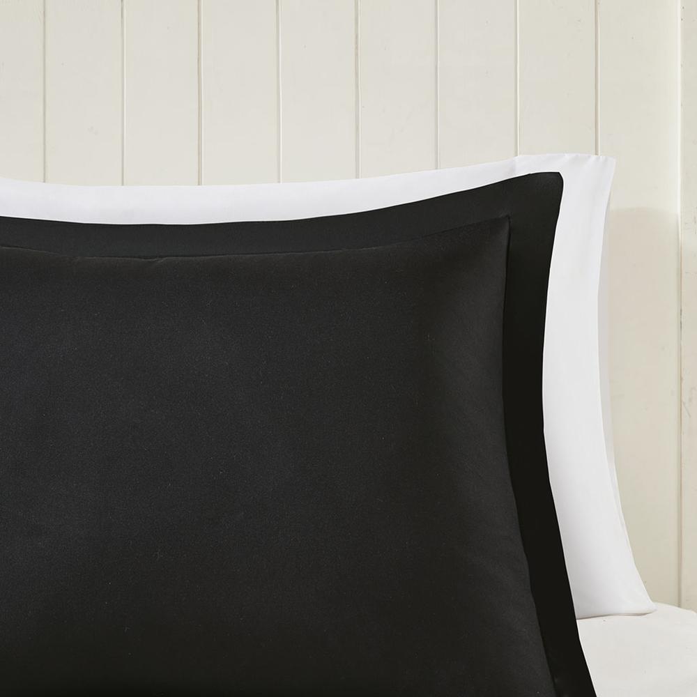 3M Scotchgard Diamond Quilting Reversible Down Alternative Comforter Set. Picture 3