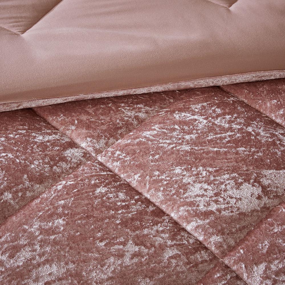 Opulent Blush Velvet Comforter Set, Belen Kox. Picture 4