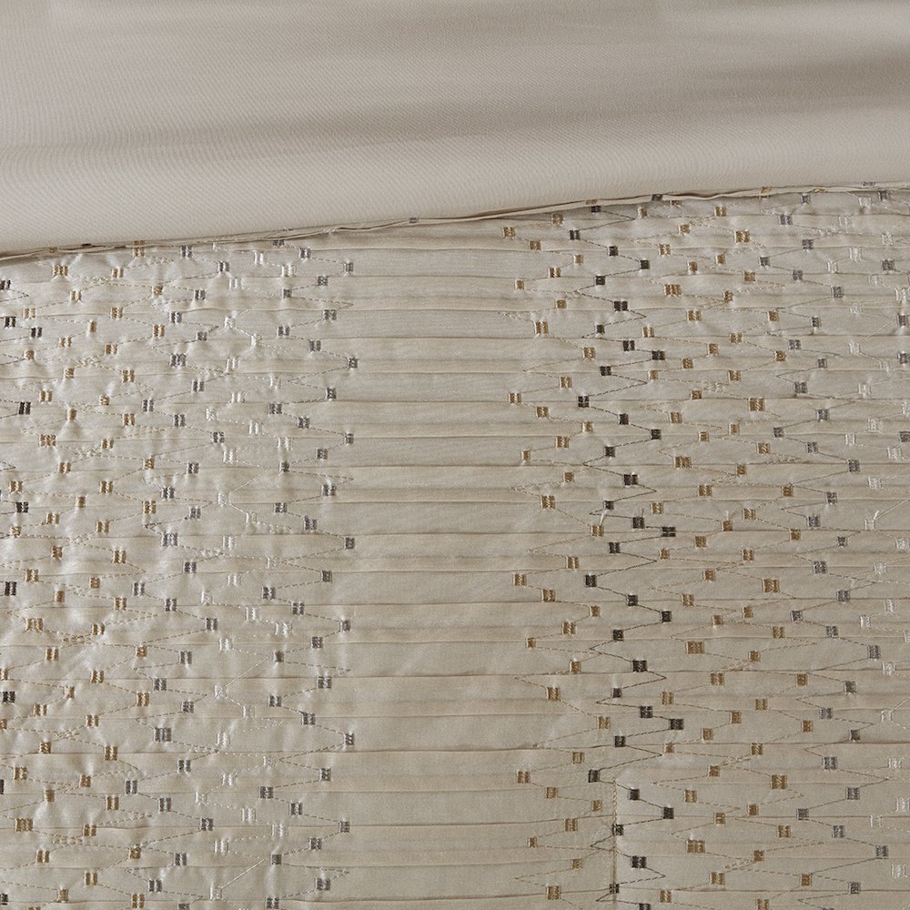 8 Piece Embroidered Comforter Set. Picture 5