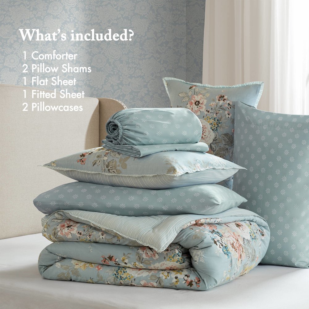 Heather Cottagecore Collection Comforter. Picture 4