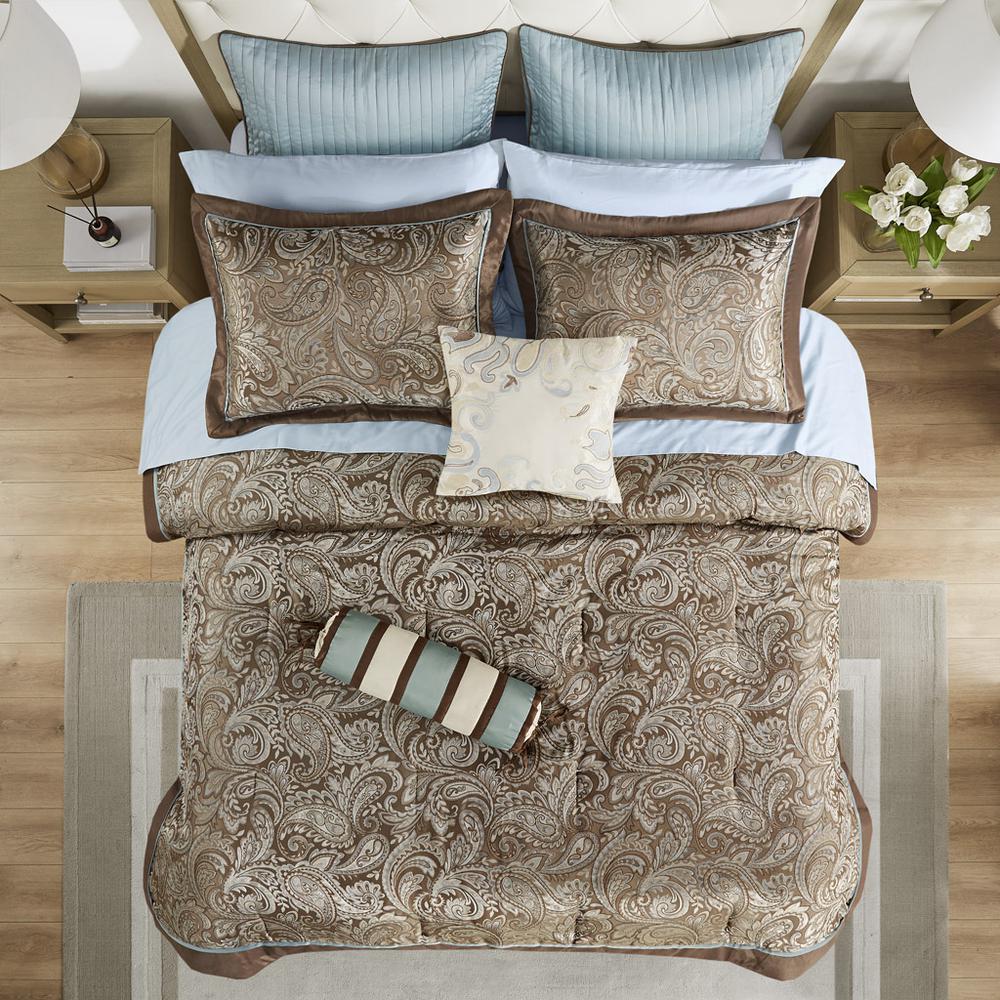 12 Piece Comforter Set with Cotton Bed Sheets. Picture 5