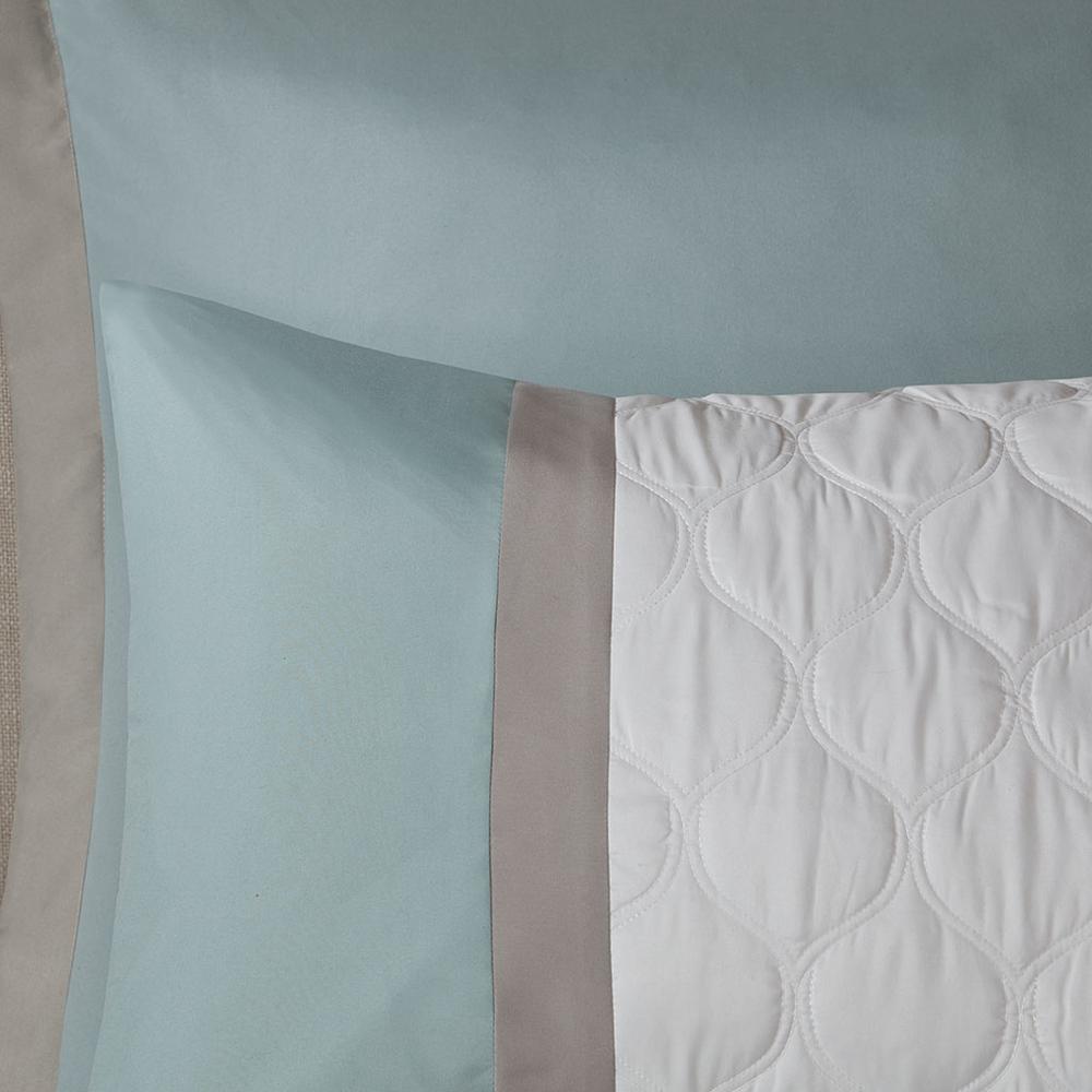 Shawnee 8 Piece Comforter Set, Seafoam color. Picture 3