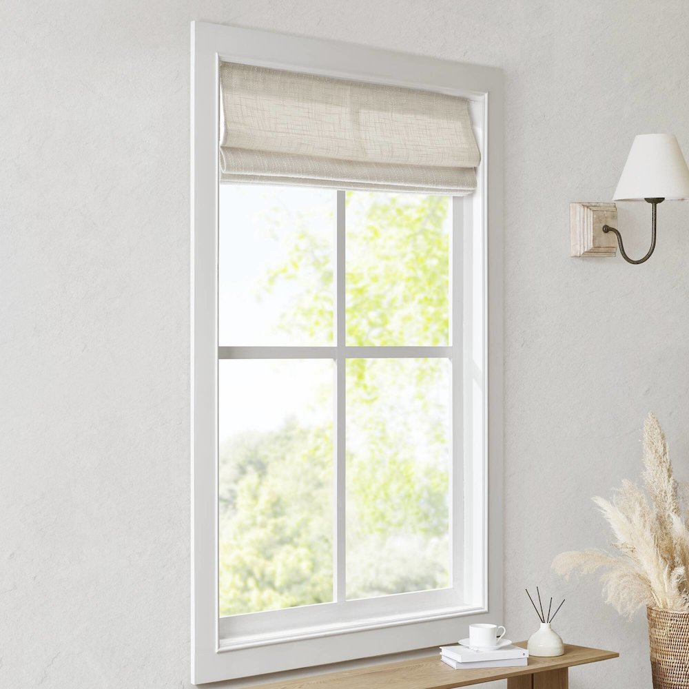Quincy Cordless Roman Shade. Picture 2