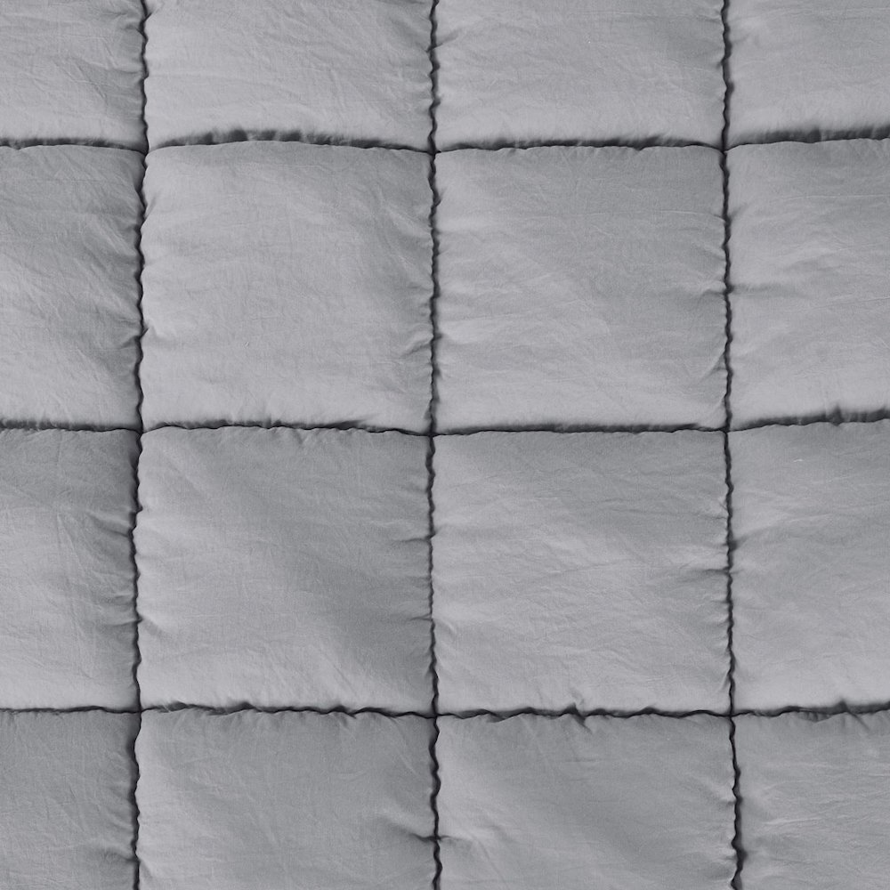 Dream Puff Down Alternative Comforter Set in Grey Color. Picture 4