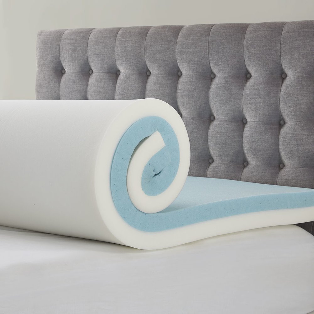 4" Memory Foam Mattress Topper. Picture 1