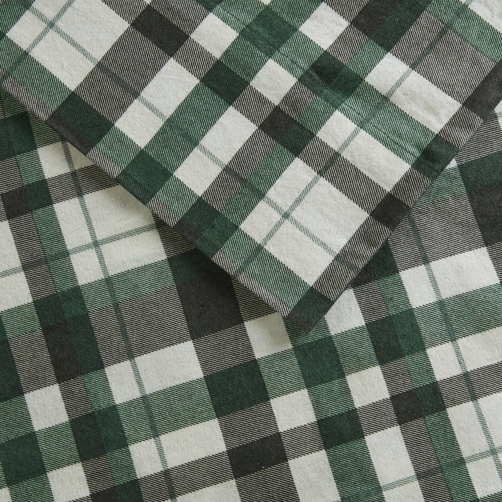 Flannel 100% Cotton Flannel Printed Sheet Set, Finton color. Picture 2