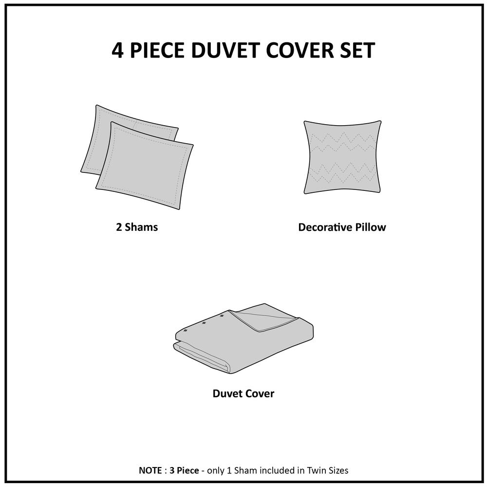 Watercolor Tie Dye Printed Duvet Cover Set with Throw Pillow. Picture 2