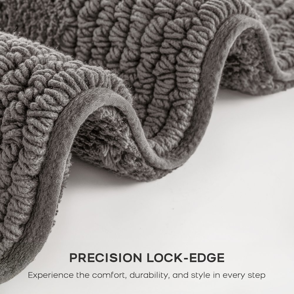 100% Cotton Tufted 3000 GSM Reversible Bath Rug. Picture 5