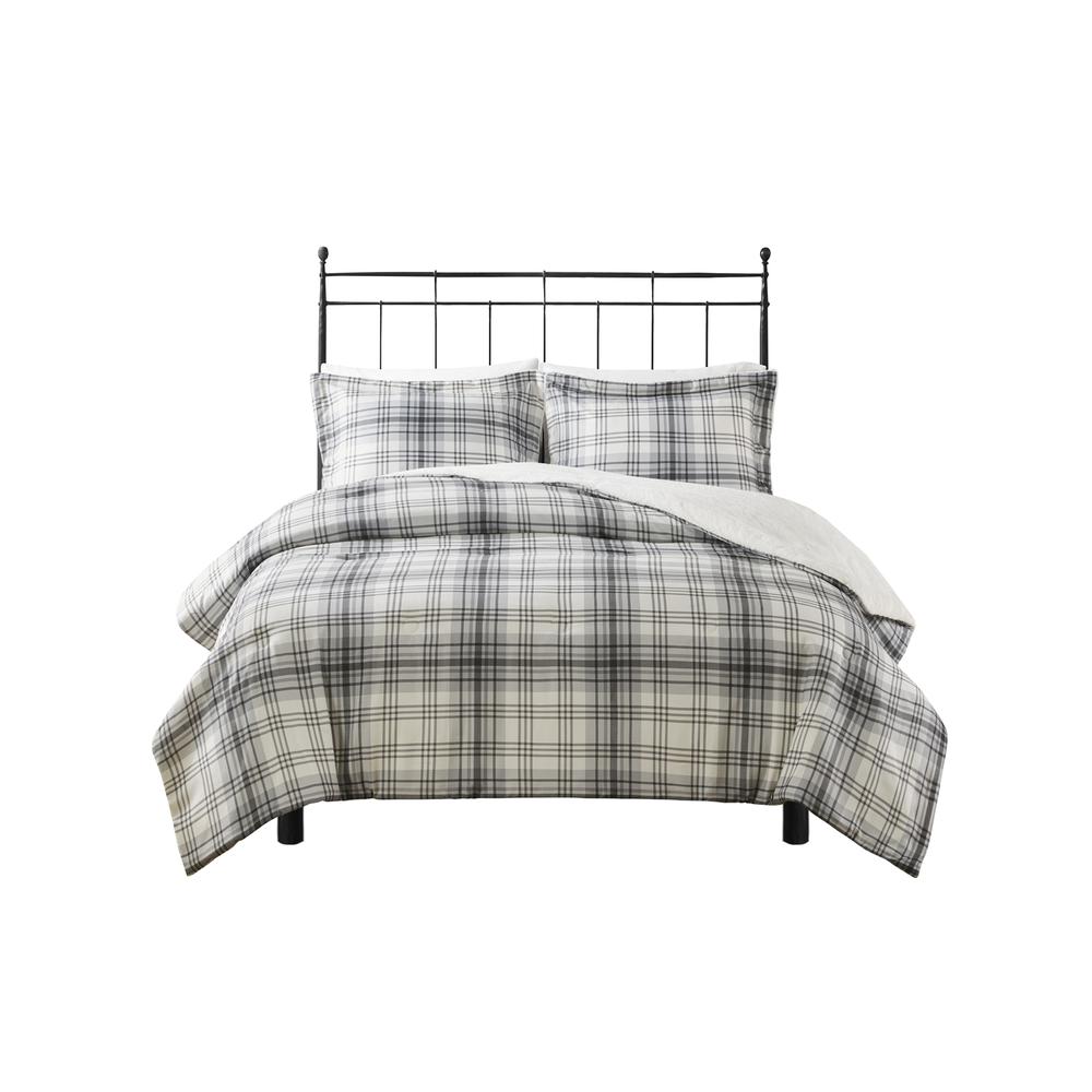 Faux Wool to Faux Fur Down Alternative Comforter Set. Picture 5
