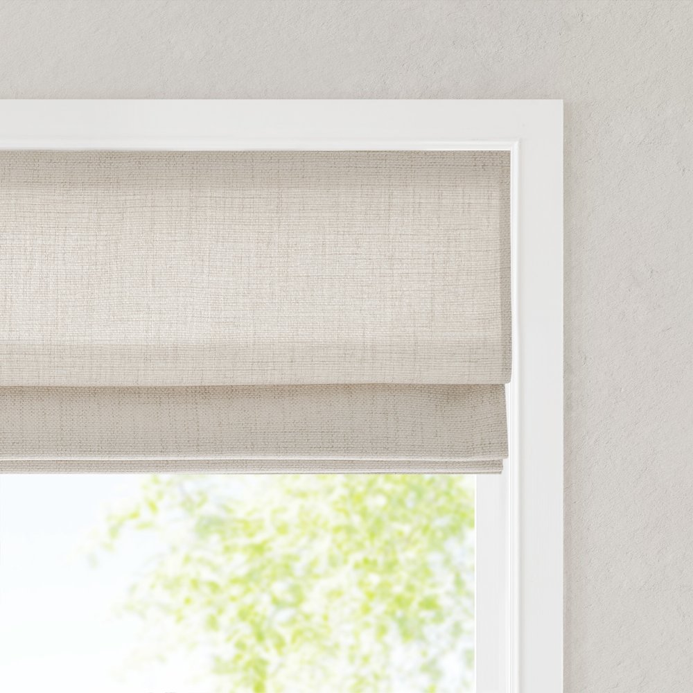 Mira Cordless Roman Shade. Picture 2