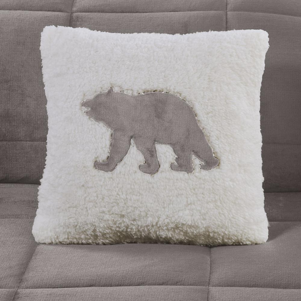 Plush to Sherpa Down Alternative Comforter Set. Picture 2