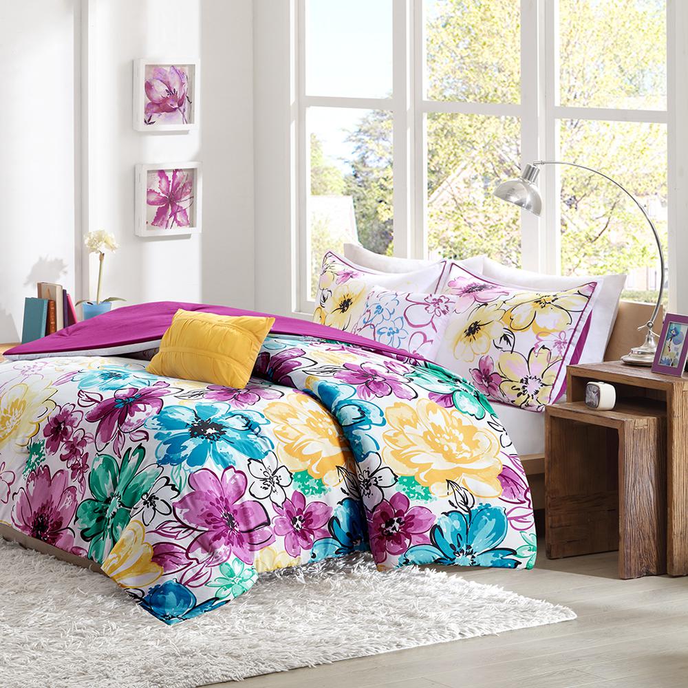 Floral Comforter Set. Picture 4