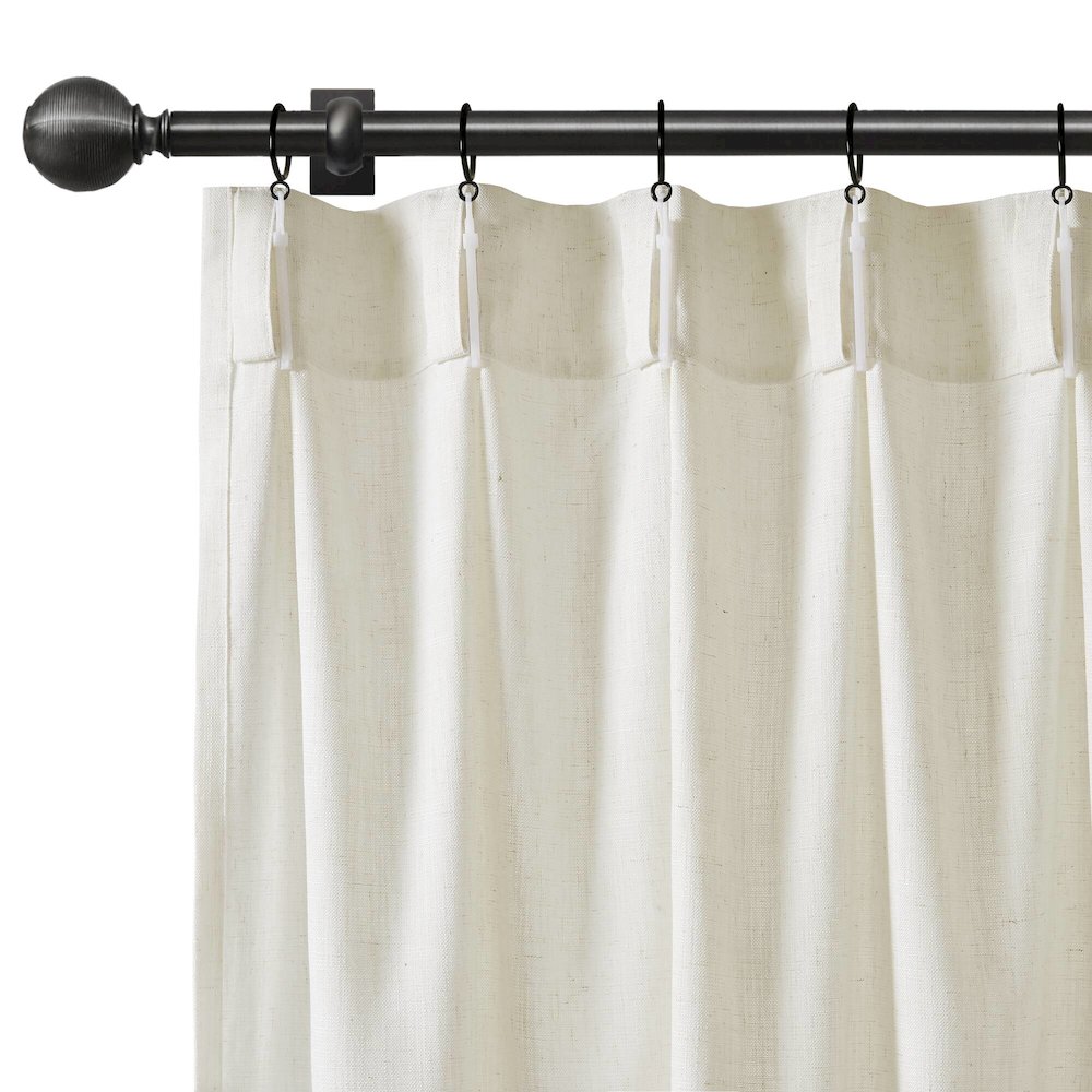 Emery 300gsm poly linen with 7 pinch pleat per pc. Picture 2