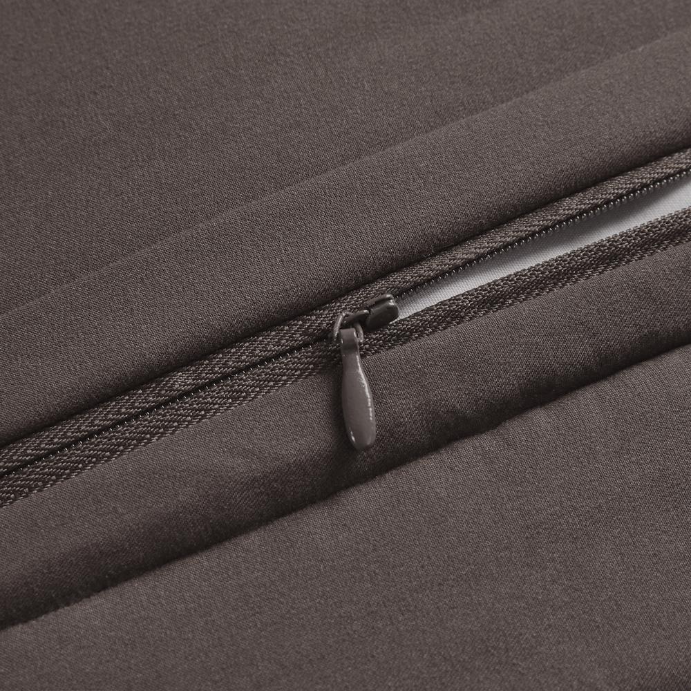 Julius 4 Piece Comforter Set, Burgundy color. Picture 1