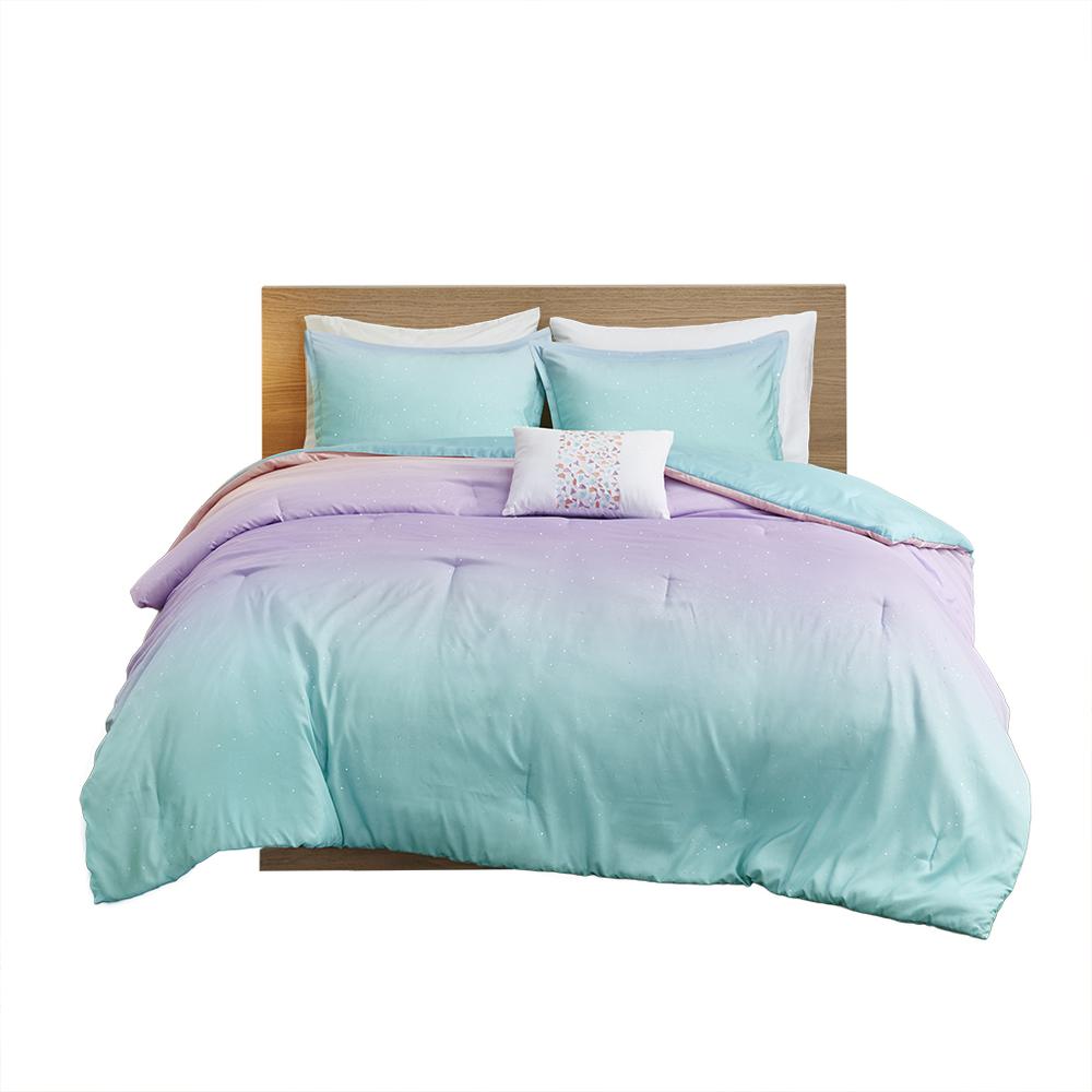 Whimsical Glimmer Reversible Comforter Set, Belen Kox. Picture 1