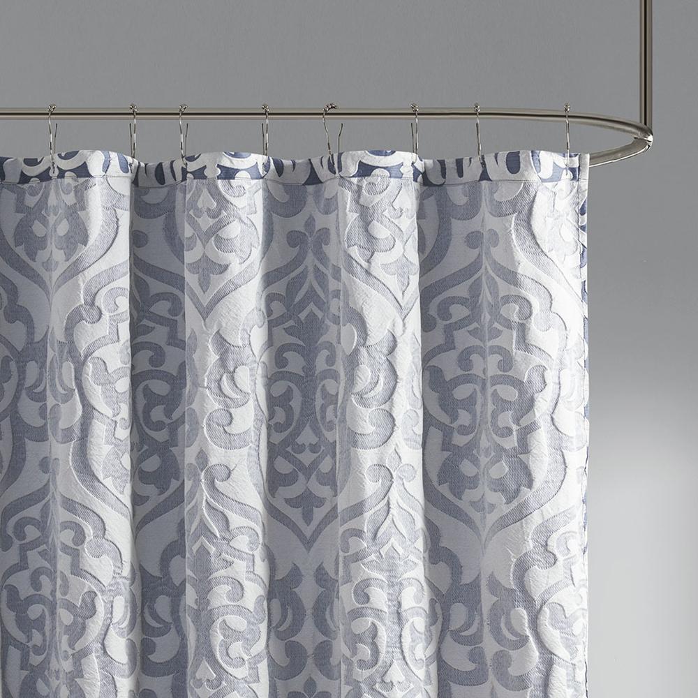 Jacquard Shower Curtain. Picture 1