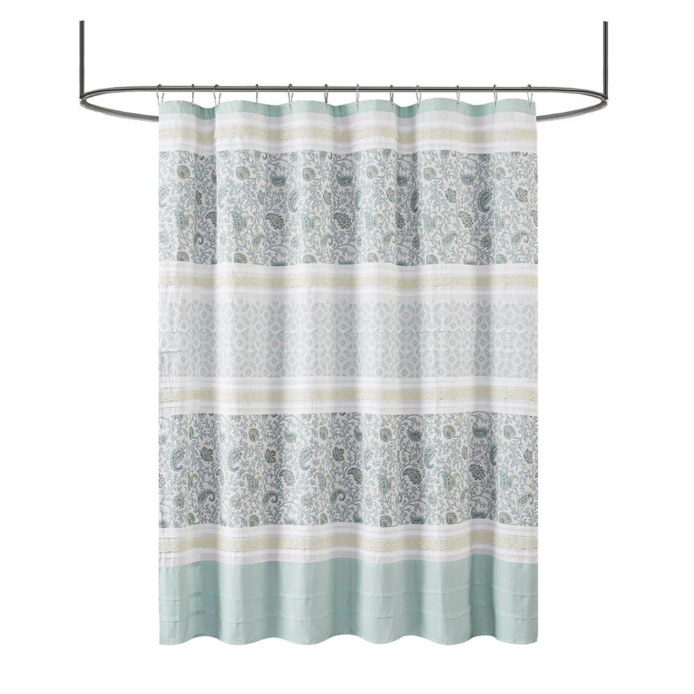 Cotton Shower Curtain. Picture 1