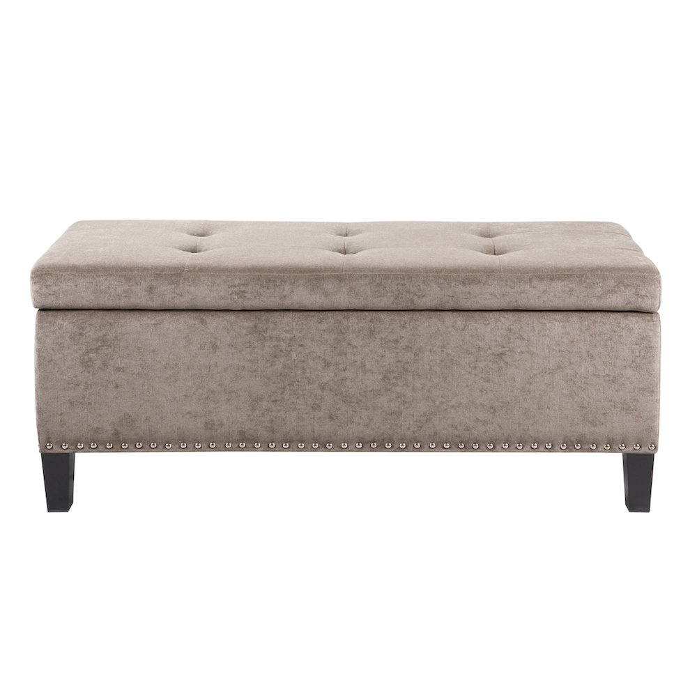Tufted Top Soft Close Storage Bench. Picture 3