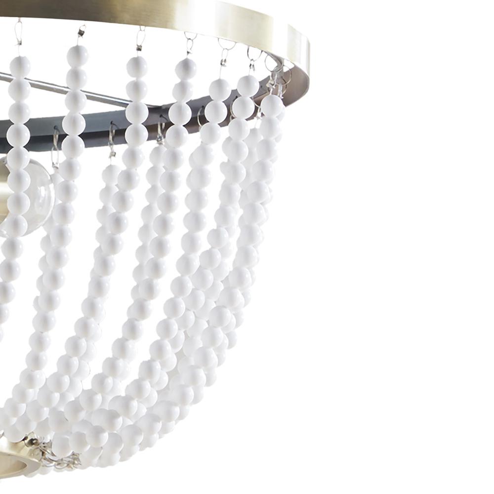 2-Light Beaded Chandelier. Picture 1