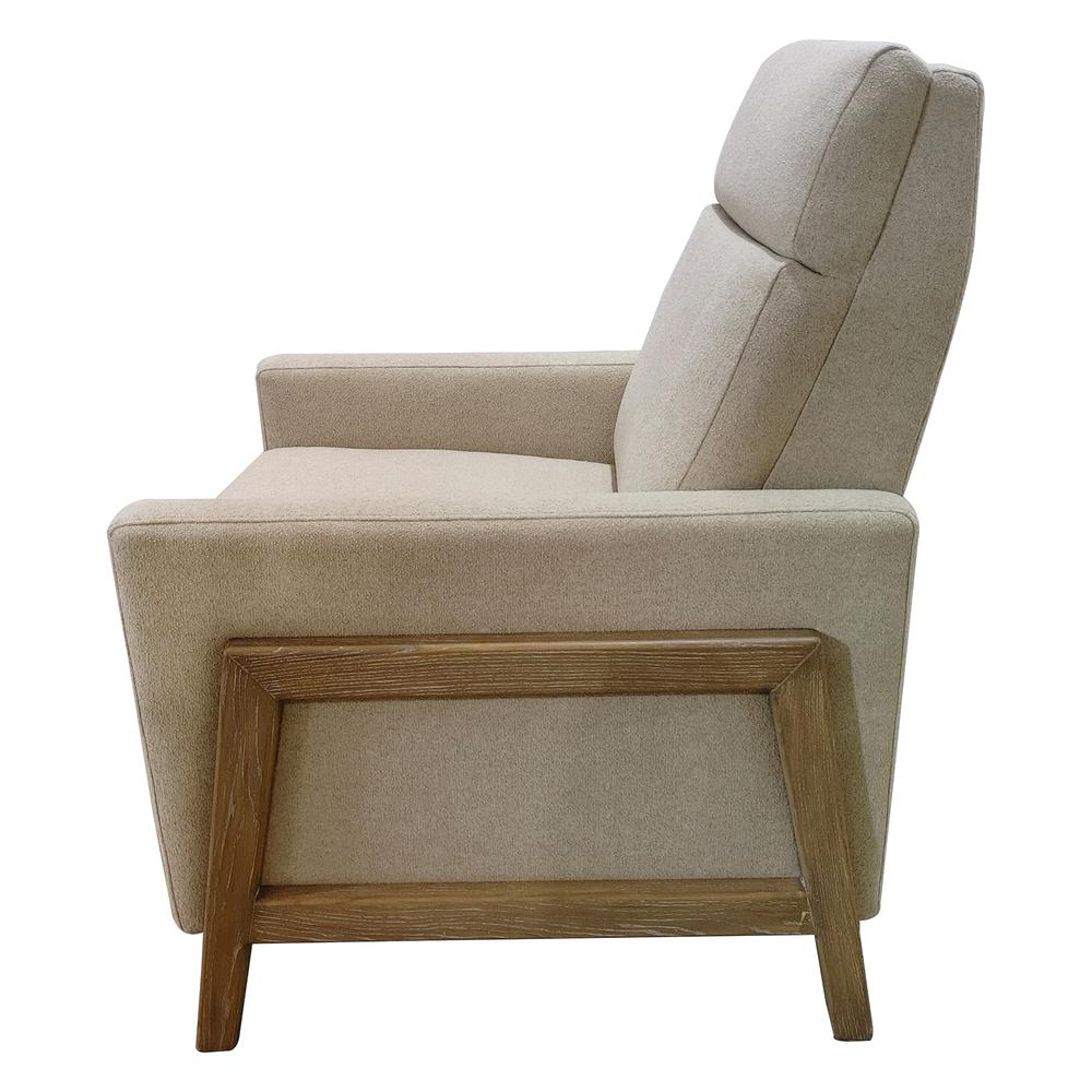 Recliner With Wood Frame. Picture 3