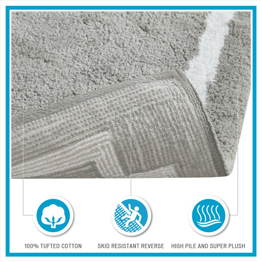 Cotton Tufted Bath Rug 20x30. Picture 2