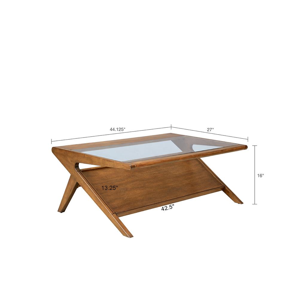 Coffee Table with Tempered Glass. Picture 5