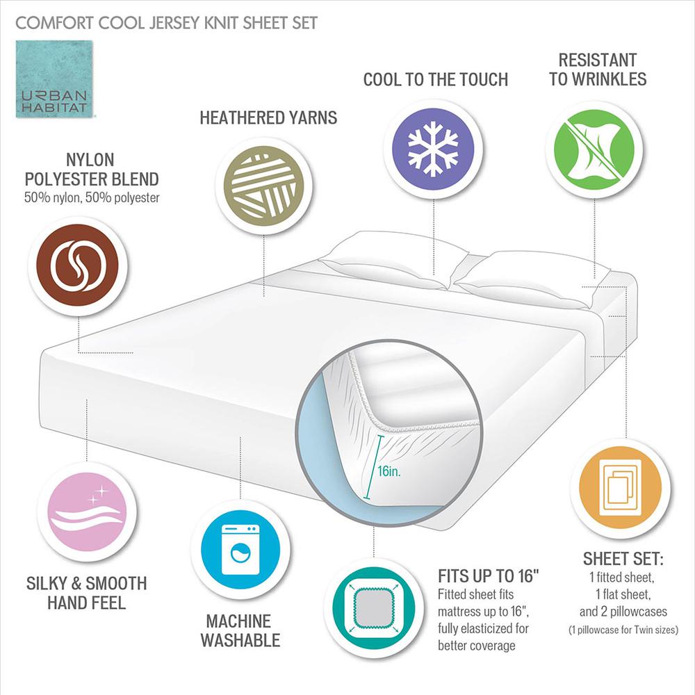 Nylon Blend Sheet Set. Picture 3